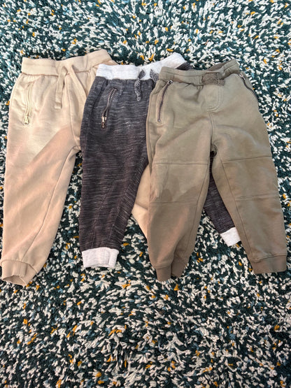 Sweatpants 3T/3 pairs, Kids 3T