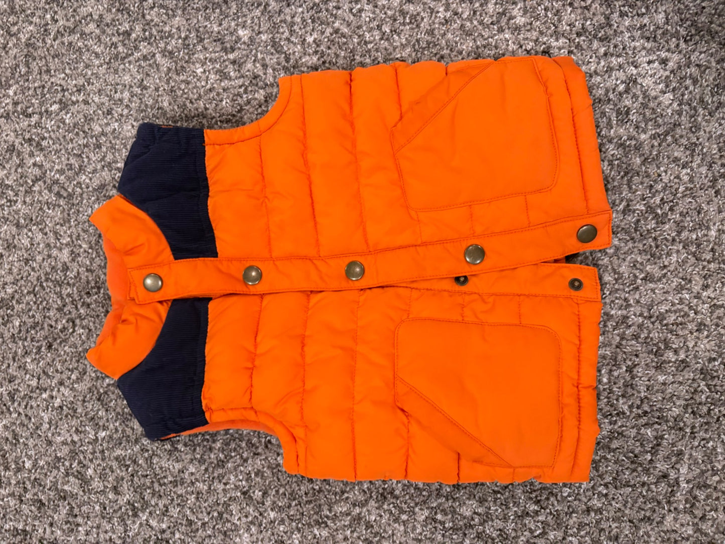 2T orange Gymboree vest, Kids 2T