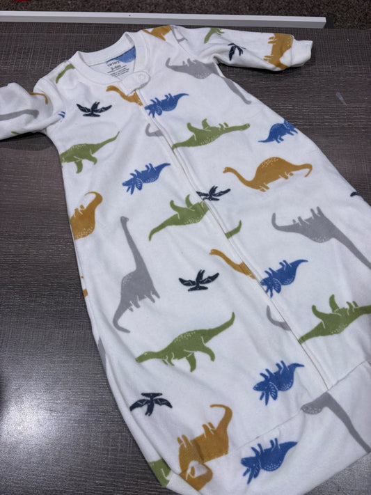 Dinosaur sleepsack 6m , 0-6 Months (Small)