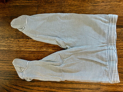 Carters Fleece and Blue Footed Pants, 3 month sizing, Kids 3 Month (0-3M)