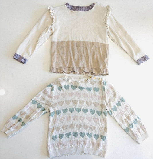 Baby Girl's Sweater Bundle, Size 1-2T, EUC, Kids 18 Month (12-18M)