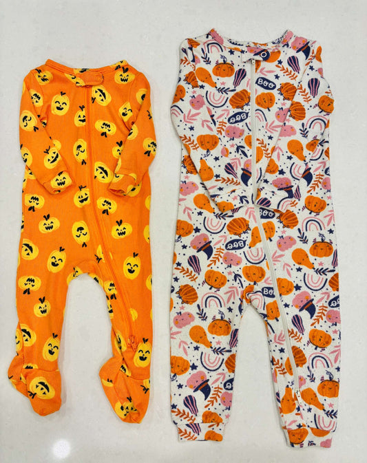 Halloween Sleeper Bundle, Assorted Sizes, Kids 3 Month (0-3M)