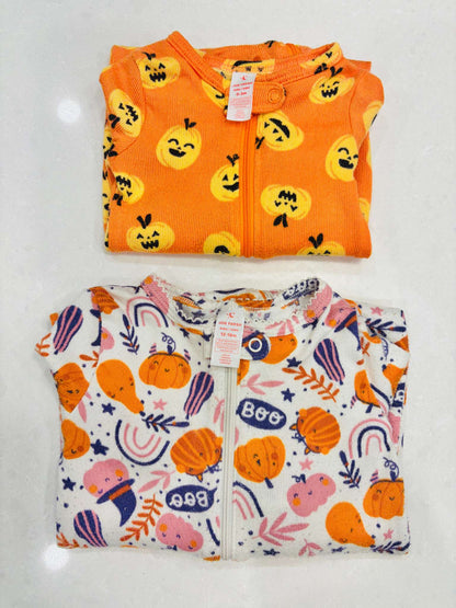 Halloween Sleeper Bundle, Assorted Sizes, Kids 3 Month (0-3M)