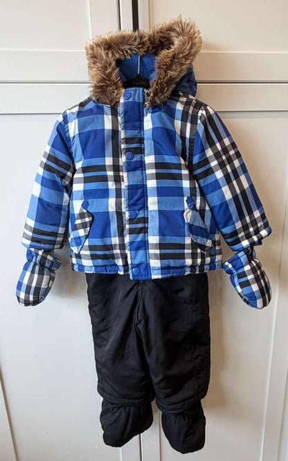 Baby Boy Snow Pants and Jacket Set, Size 12-18m, VGUC, Kids 18 Month (12-18M)