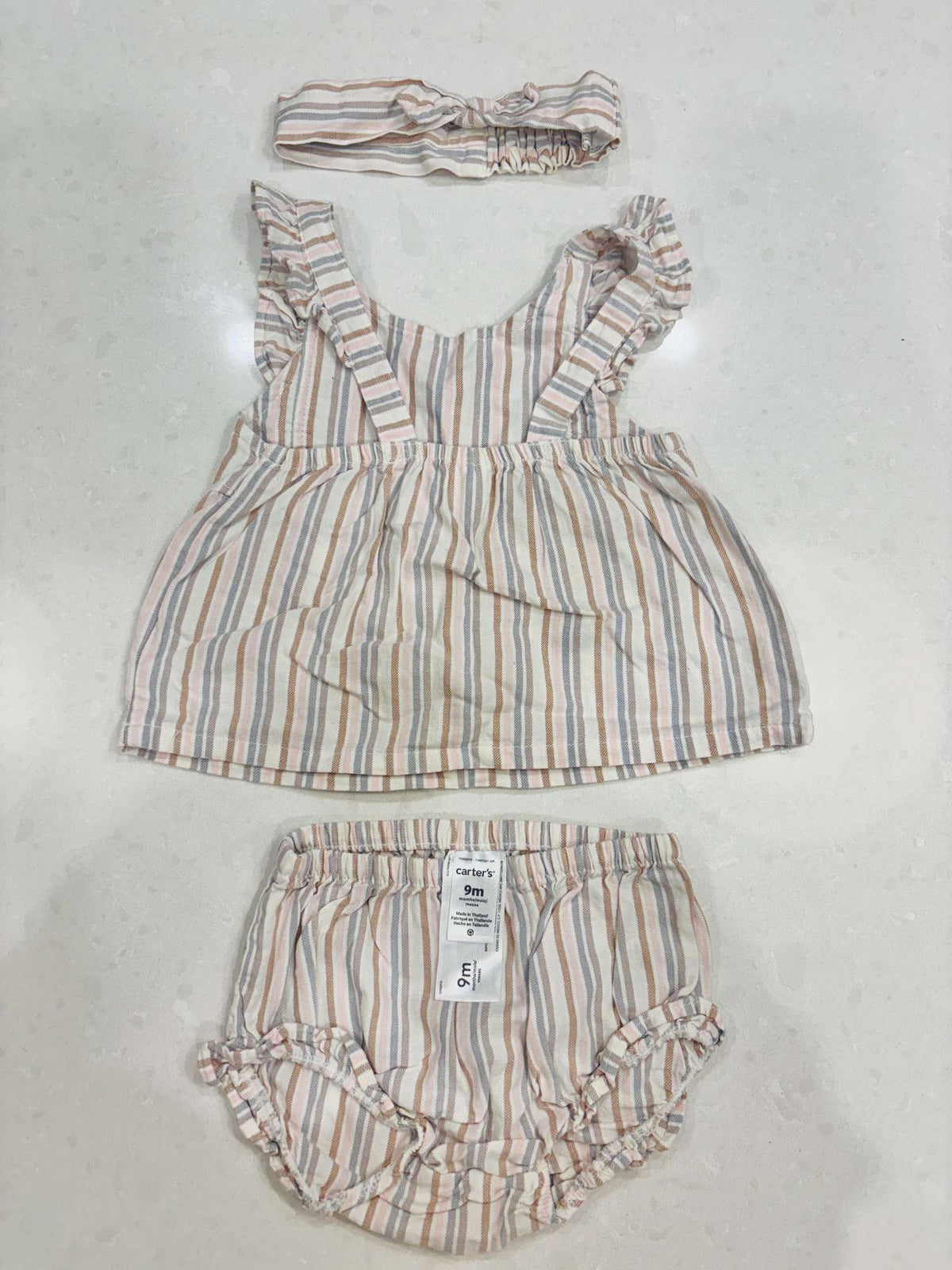Carter's Baby Girl Summer Outfit Set, Kids 9 Month (6-9M)