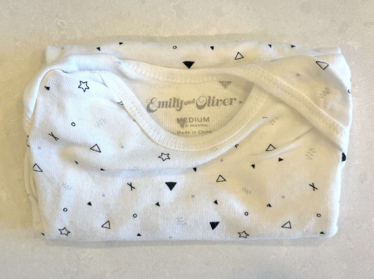 Short Sleeve Onesie, 3-6m, Kids 6 Month (3-6M)