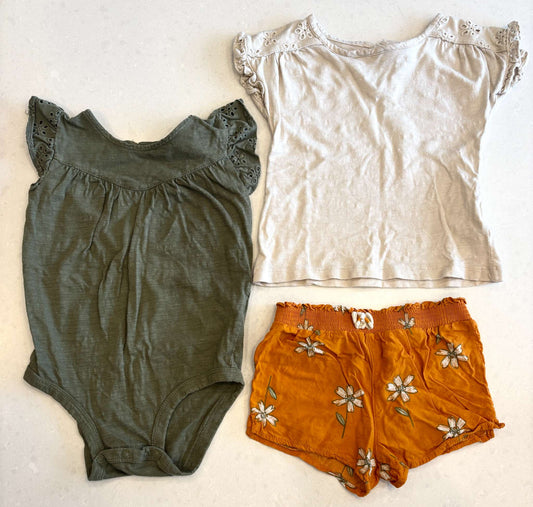 Carter's Baby Girl Summer Set, Size 24m, VGUC, Kids 24 Month (18-24M)