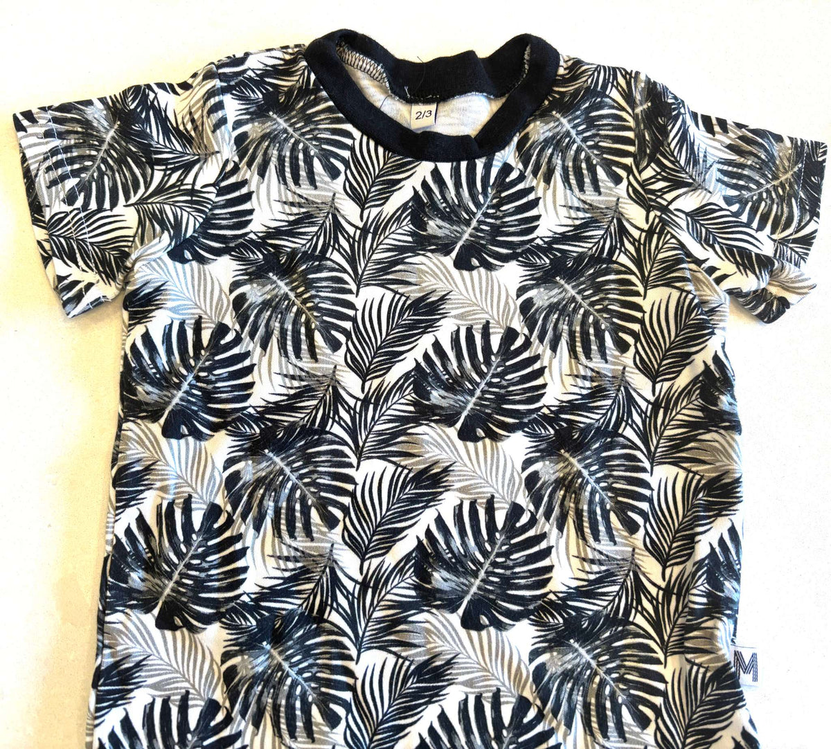 My Mila Set, Black and White Tropical Print, Size 2/3, VGUC, Kids 2T