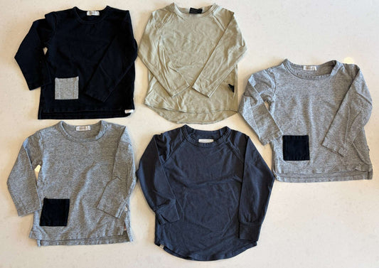 Baby Boy Long Sleeve Bundle, Size 1/2T (18-24m), Small Shop Brands, Kids 18 Month (12-18M)