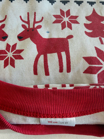 Twin Christmas Pajamas, Hanna Andersson, Size 3m-3T, VGUC, MSRP $36/each, Kids 6 Month (3-6M)