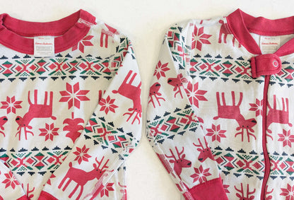 Twin Christmas Pajamas, Hanna Andersson, Size 3m-3T, VGUC, MSRP $36/each, Kids 6 Month (3-6M)