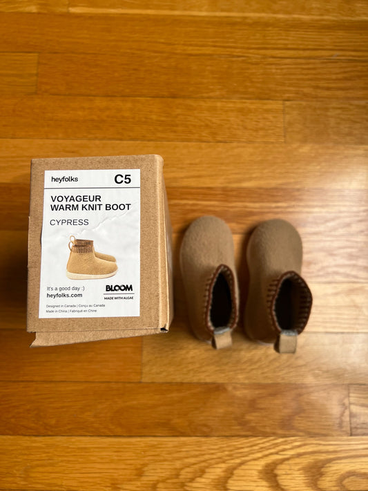 Heyfolks Voyageur Warm Knit Boot Size C5, Shoes 5 (Walkers:12-24 mth)