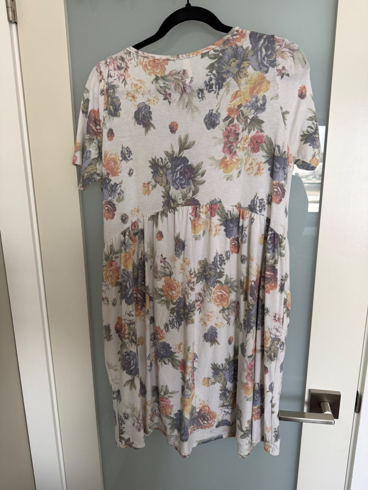 Floral dress - bump friendly , Maternity M (8-10)