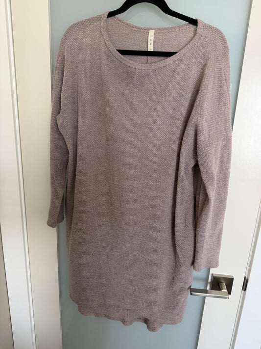 Long sleeve dress with pockets bump friendly stretchy-Med, Maternity M (8-10)