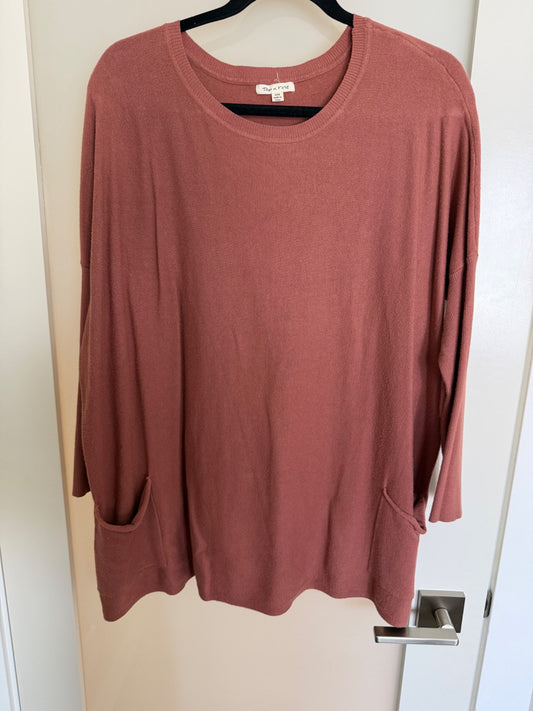 Bump friendly top with pockets size sm/md, Maternity S (4-6)