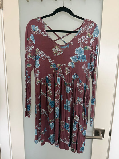 Bump friendly floral dress M , Maternity M (8-10)