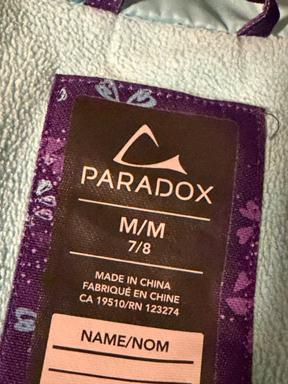 Paradox rain jacket and pants size 7/8, Kids 7
