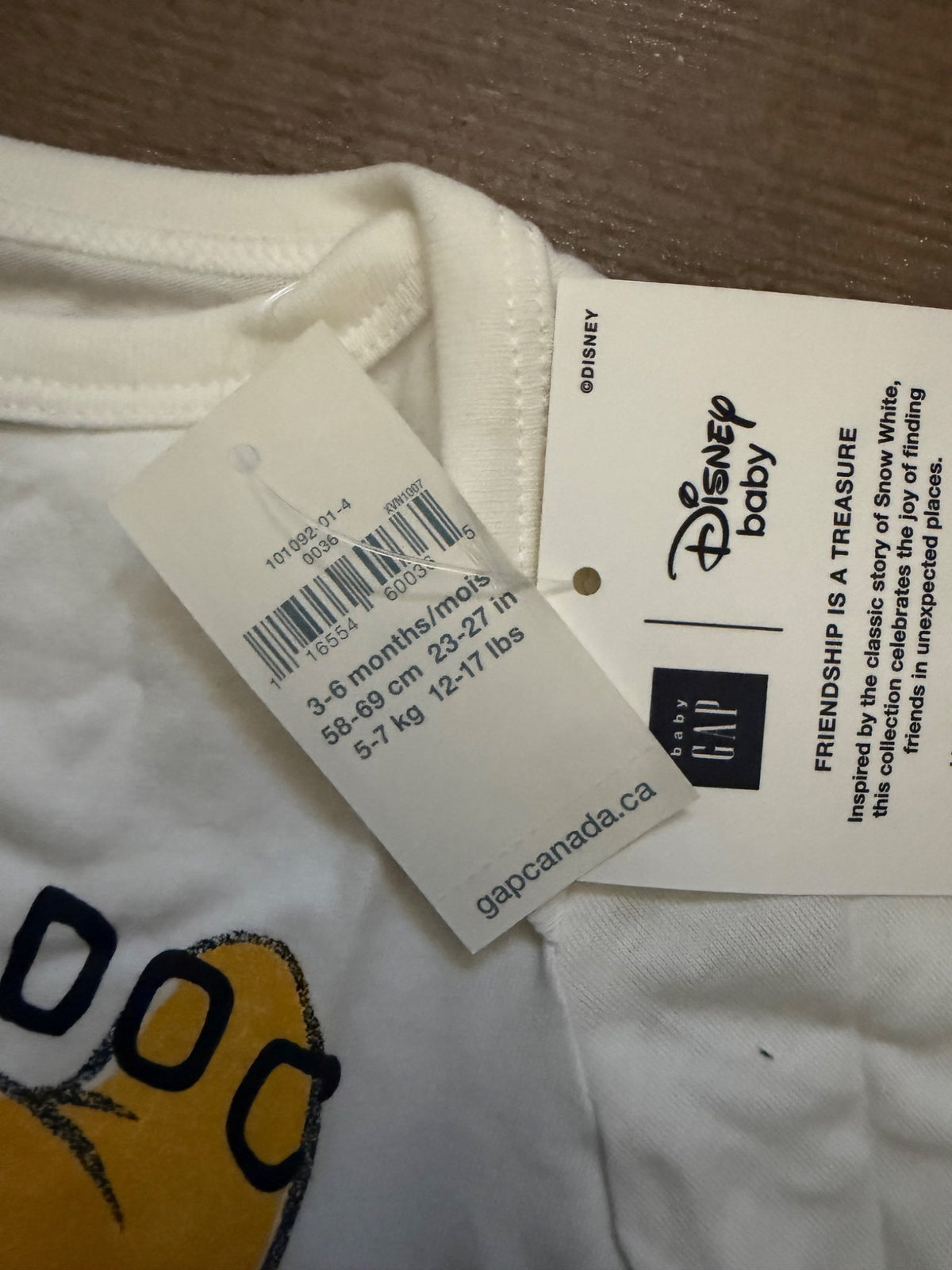 Disney onesie 3 months NWT, Kids 6 Month (3-6M)