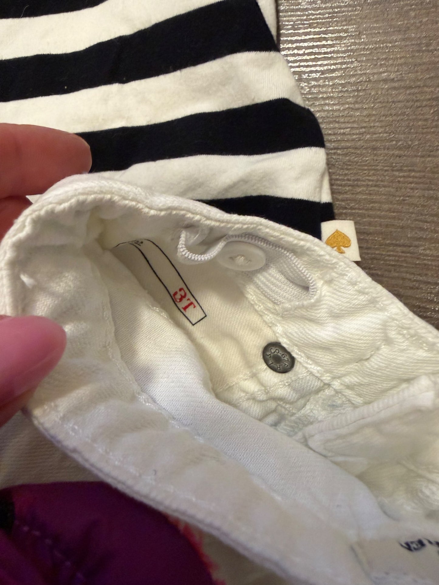Polo shorts 3T & Kate spade top 24M (fits big) , Kids 3T