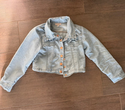 Jean jacket size 6 , Kids 6/6X