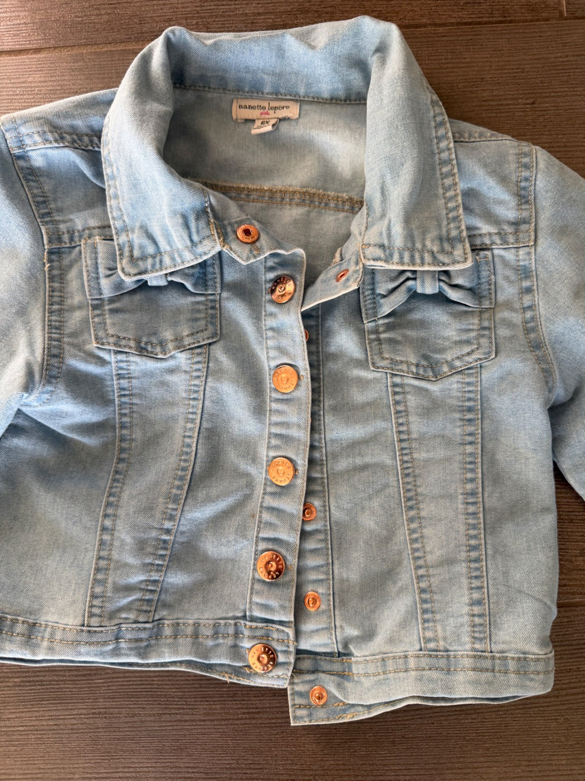 Jean jacket size 6 , Kids 6/6X