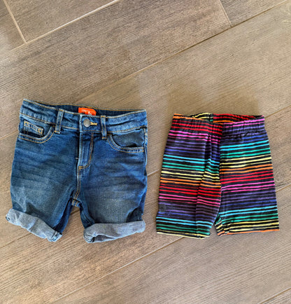 Mixed shorts size 2/4, Kids 2T
