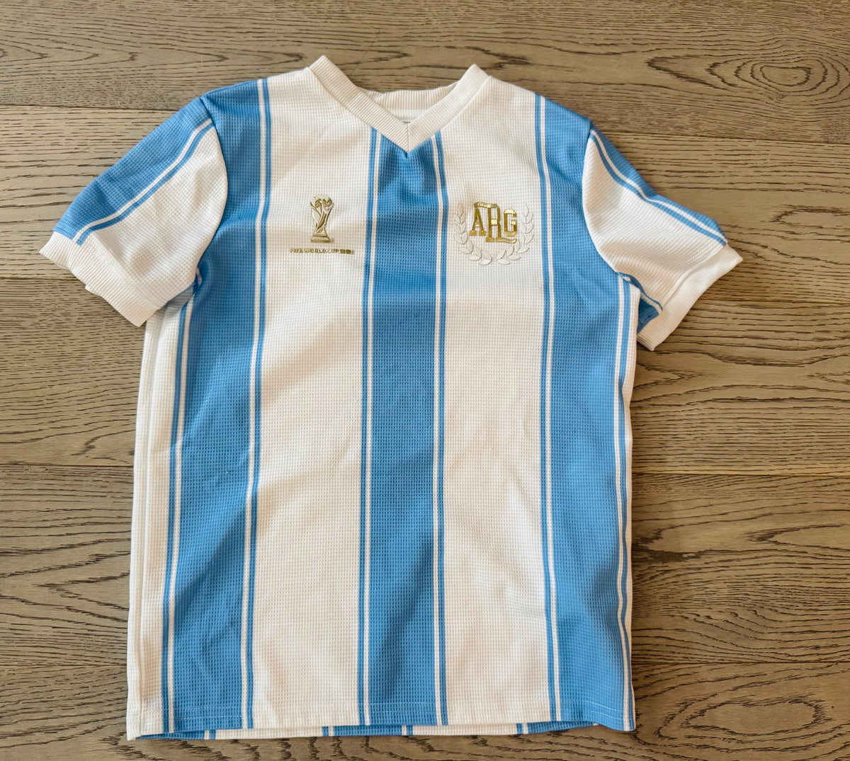 Argentina Soccer Shirt , Kids 6/6X