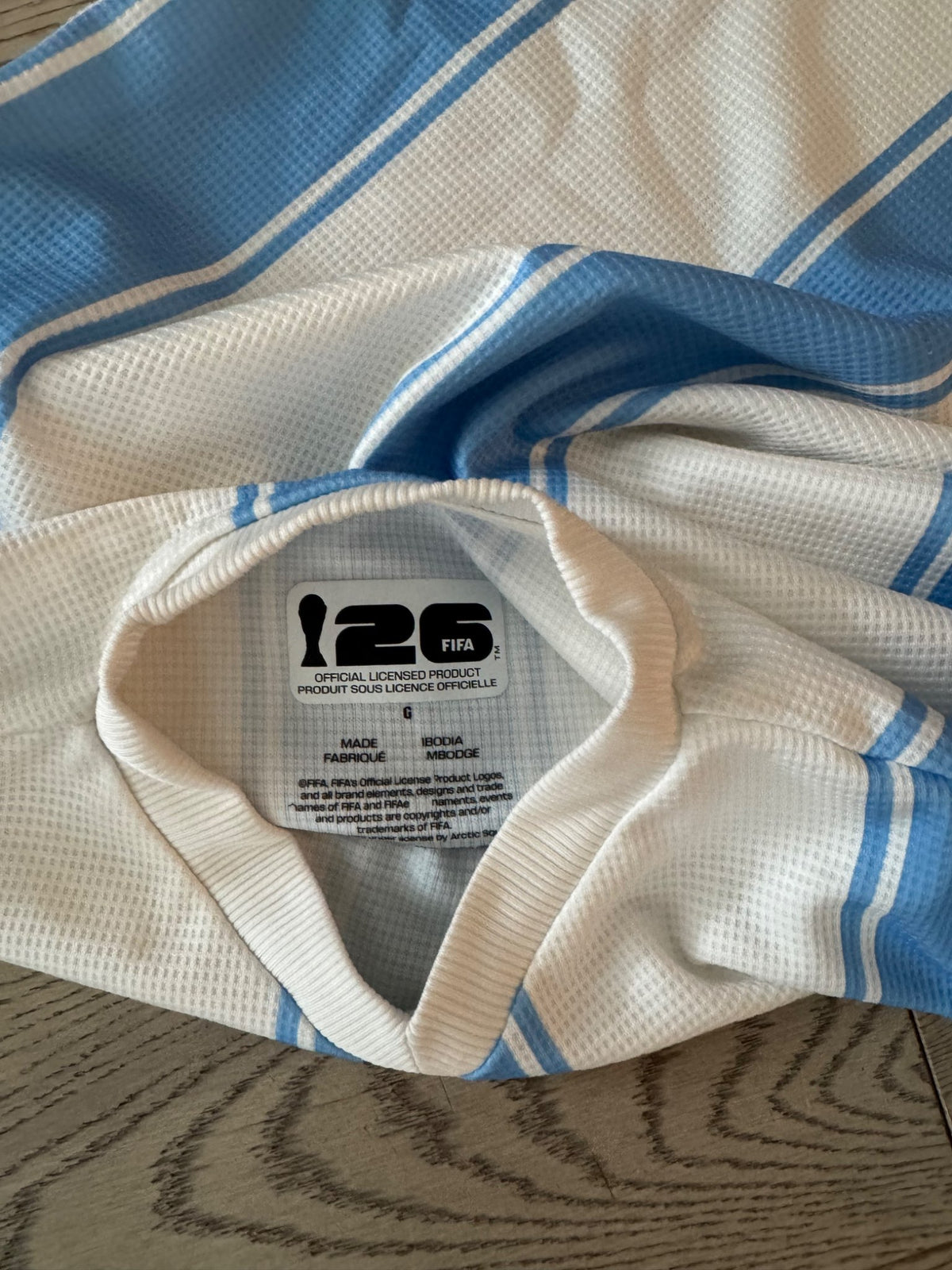 Argentina Soccer Shirt , Kids 6/6X