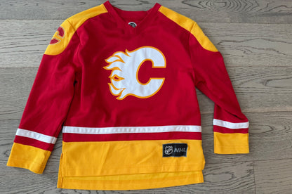 Calgary Flames Jersey, Kids 6/6X