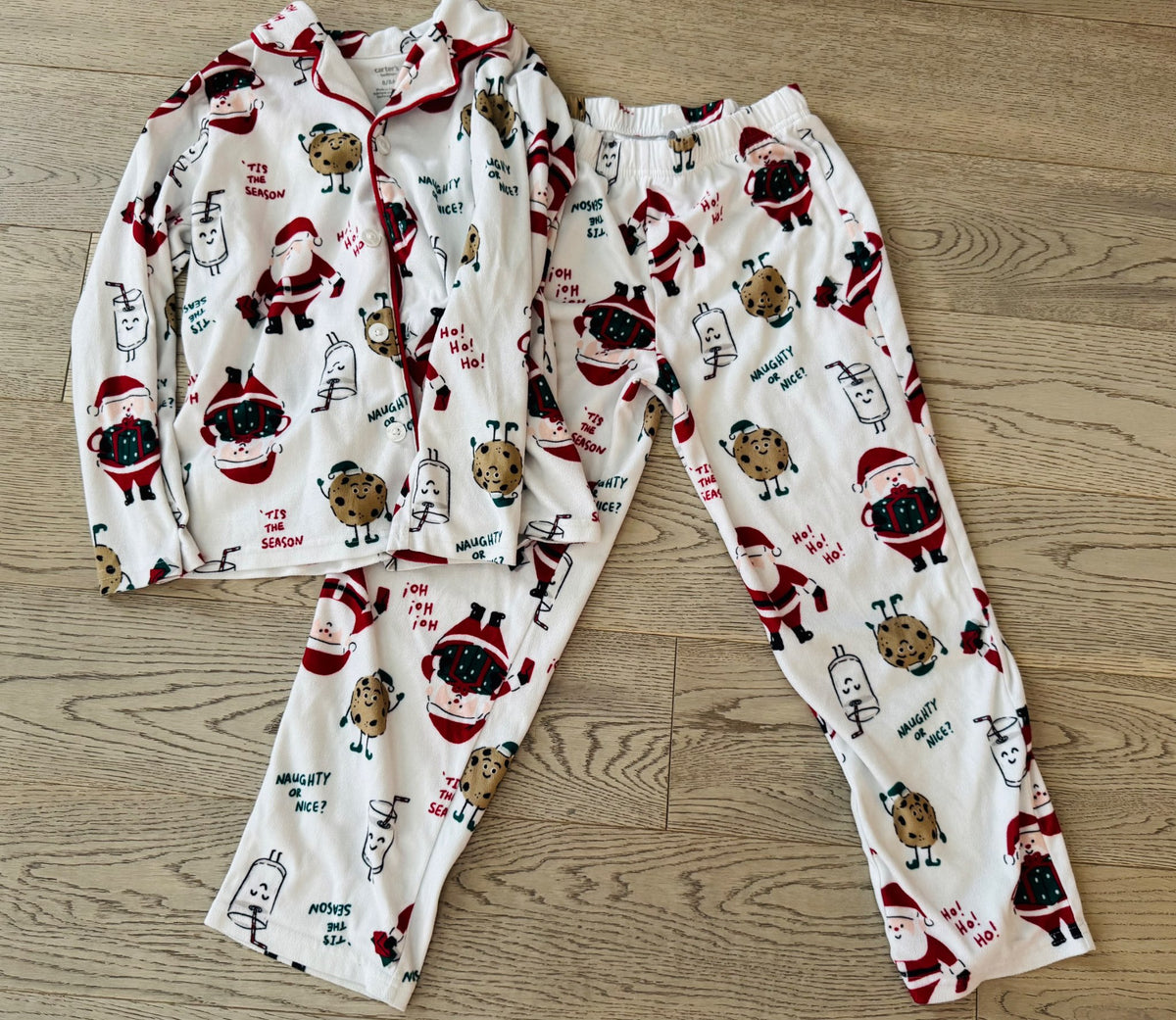 Flannel Christmas Pajamas , Kids 7
