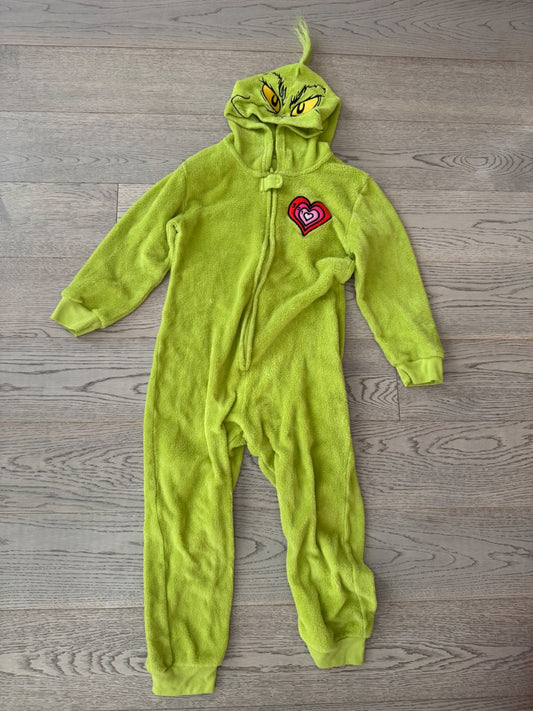 Grinch Heart Onesie , Kids 7