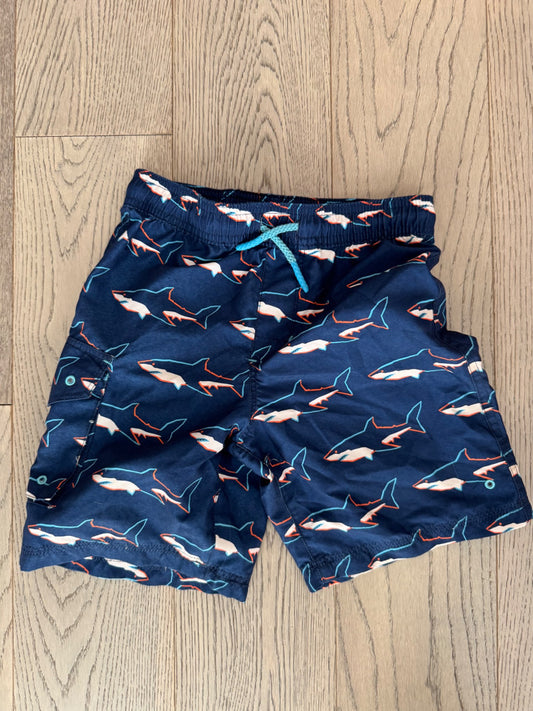 Boy’s Shark Swim Shorts , Kids 6/6X
