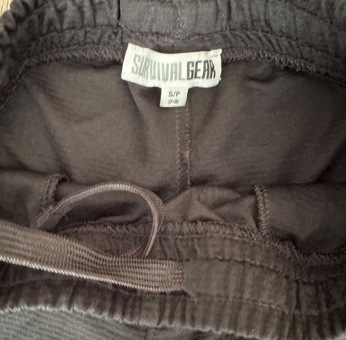 Black Athletic Shorts , Kids 7