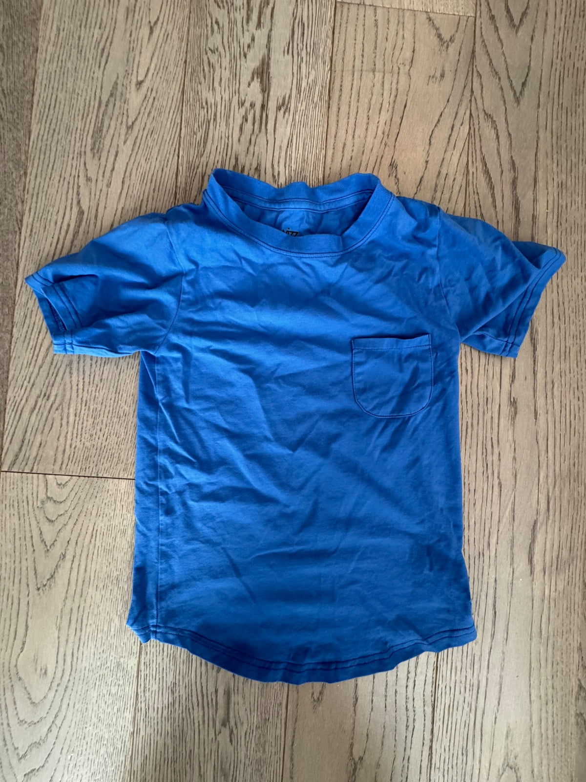 Blue Pocket Tee, Kids 6/6X