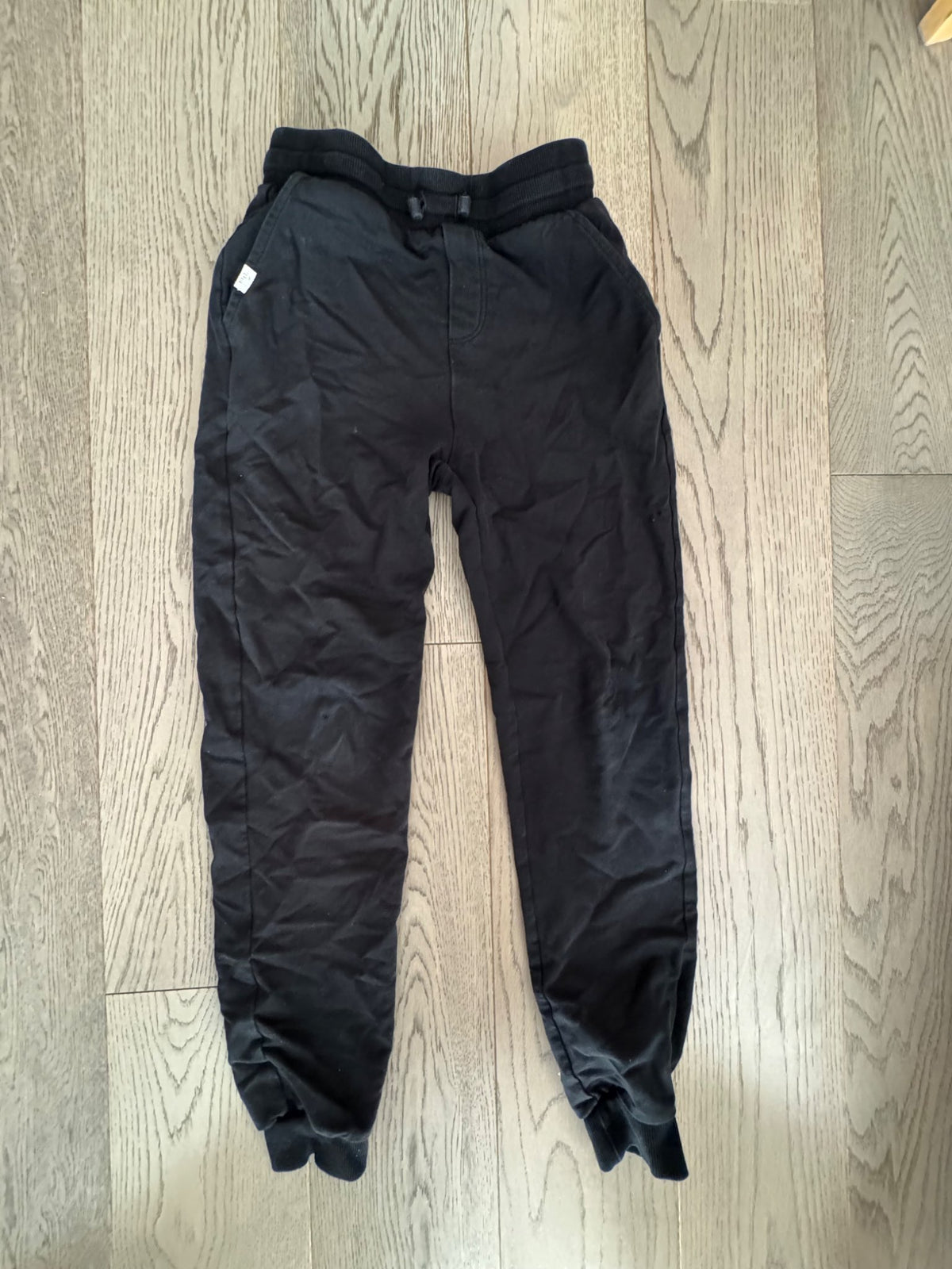 Miles Black Joggers - size 8, Kids 8