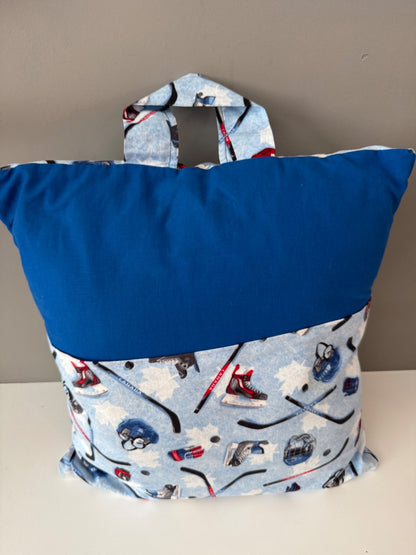 Hockey Themed Reading Pillow