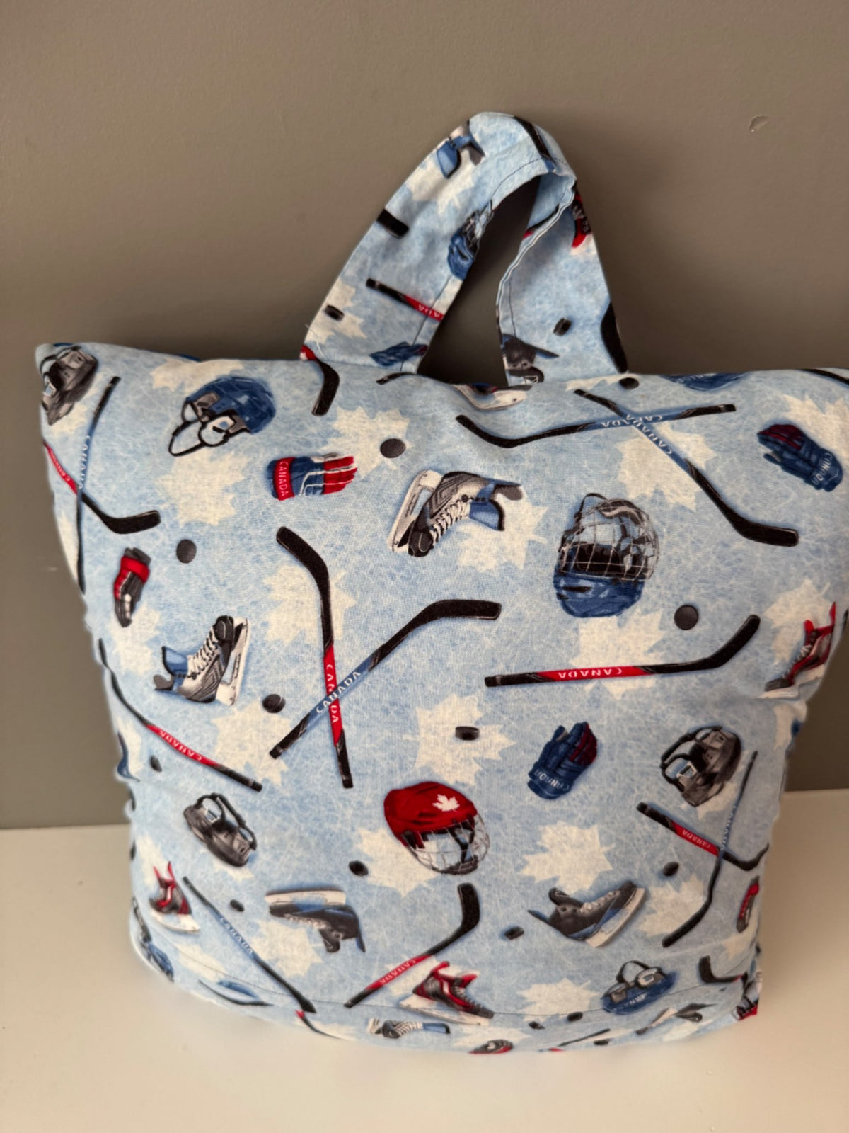 Hockey Themed Reading Pillow