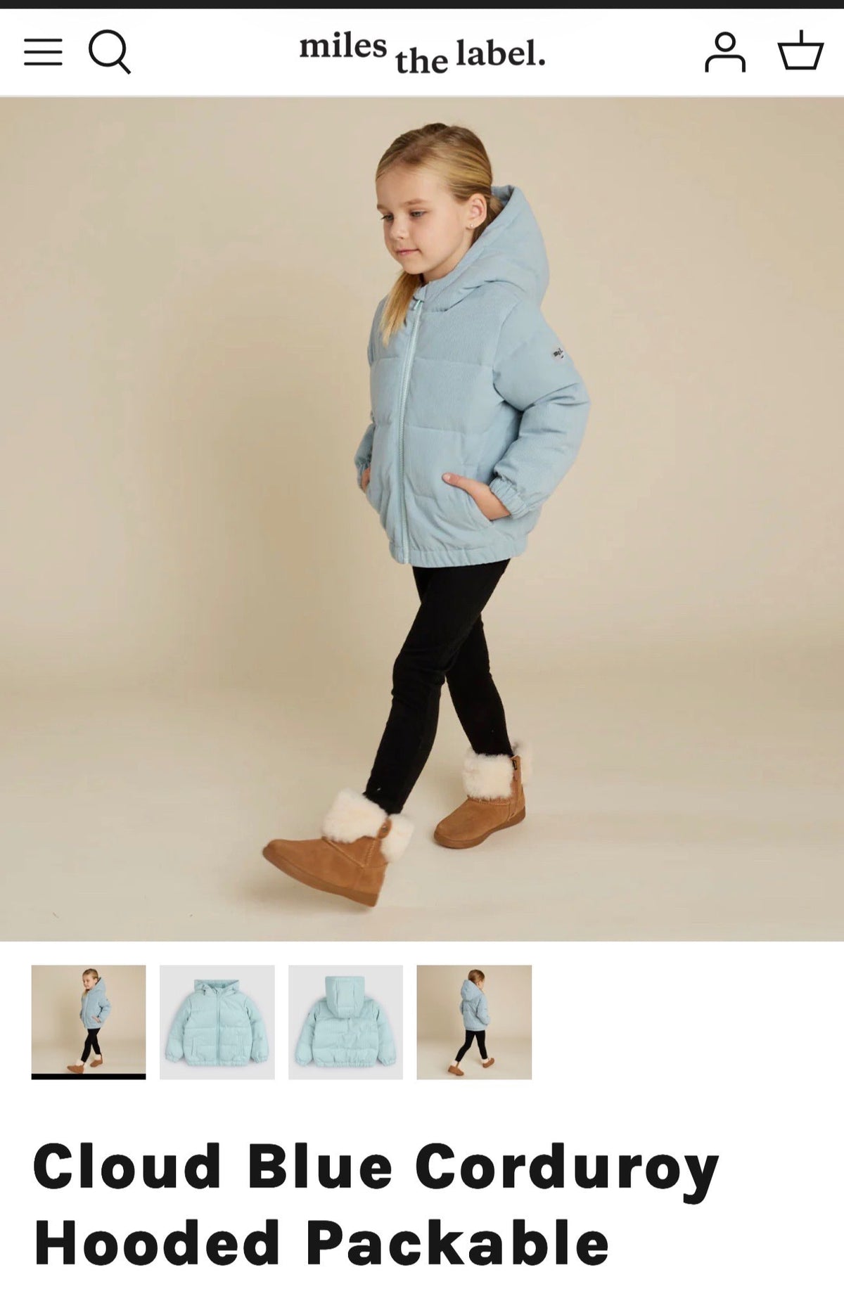 Miles the Label Corduroy Jacket - 5T, Kids 5/5T