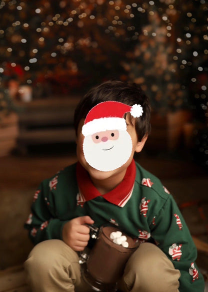 Santa Crewneck - Size 6, Kids 5/5T