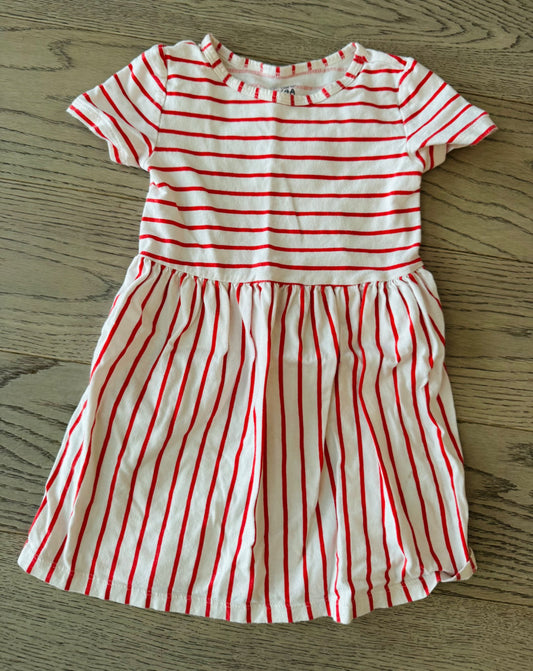 Red Striped Dress 4T, Kids 4/4T