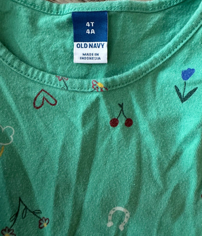 4T Lucky Green Dress, Kids 4/4T