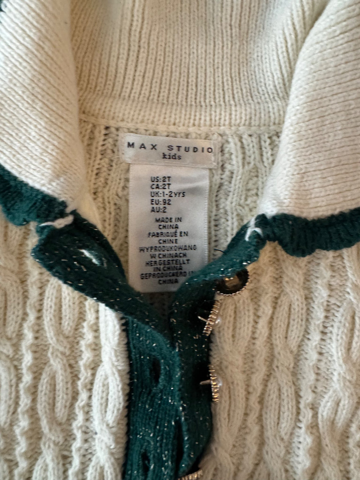 Knit Winter Dress 2-3T, Kids 2T