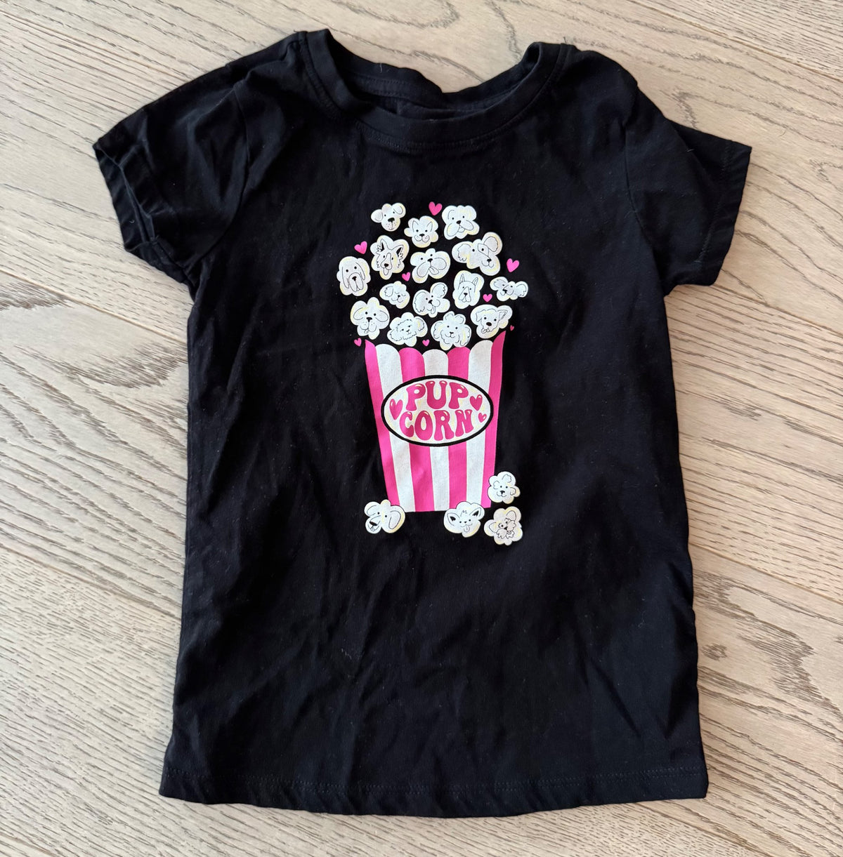 “Pup” corn T-shirt , Kids 5/5T