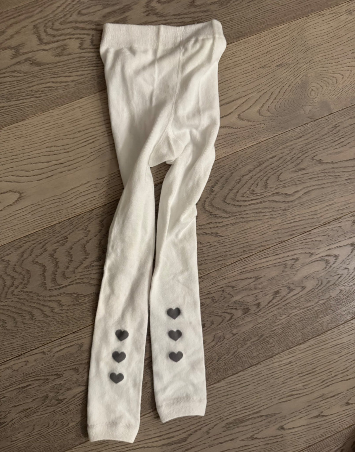 White Footless Tights
