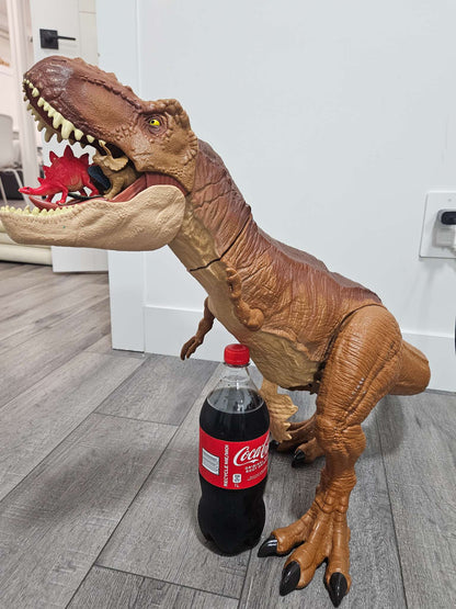Jurassic World Super Colossal Tyrannosaurus Rex T-Rex Mattel HUGE