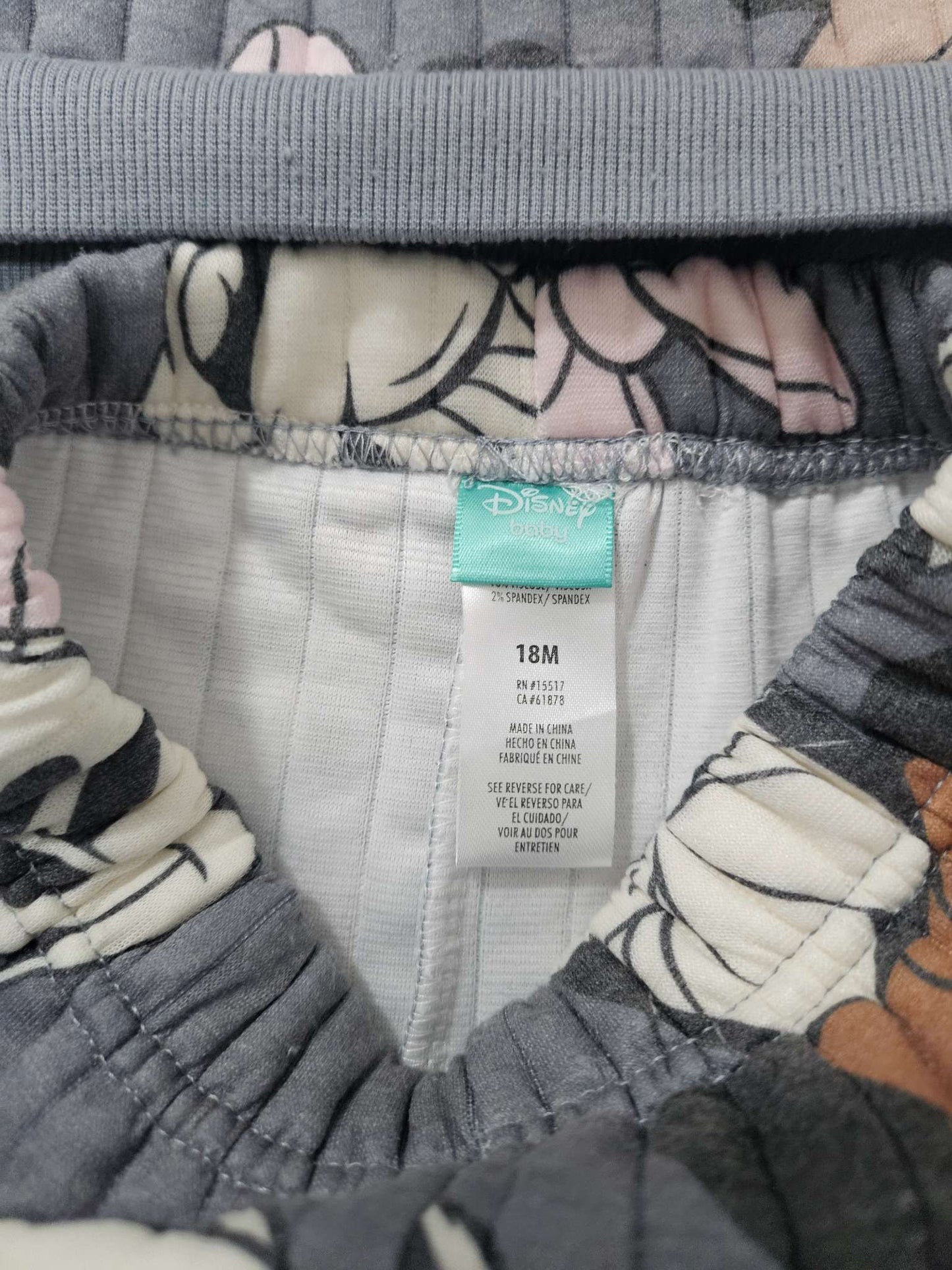 18M Disney Two Piece Outfit Set, Kids 18 Month (12-18M)