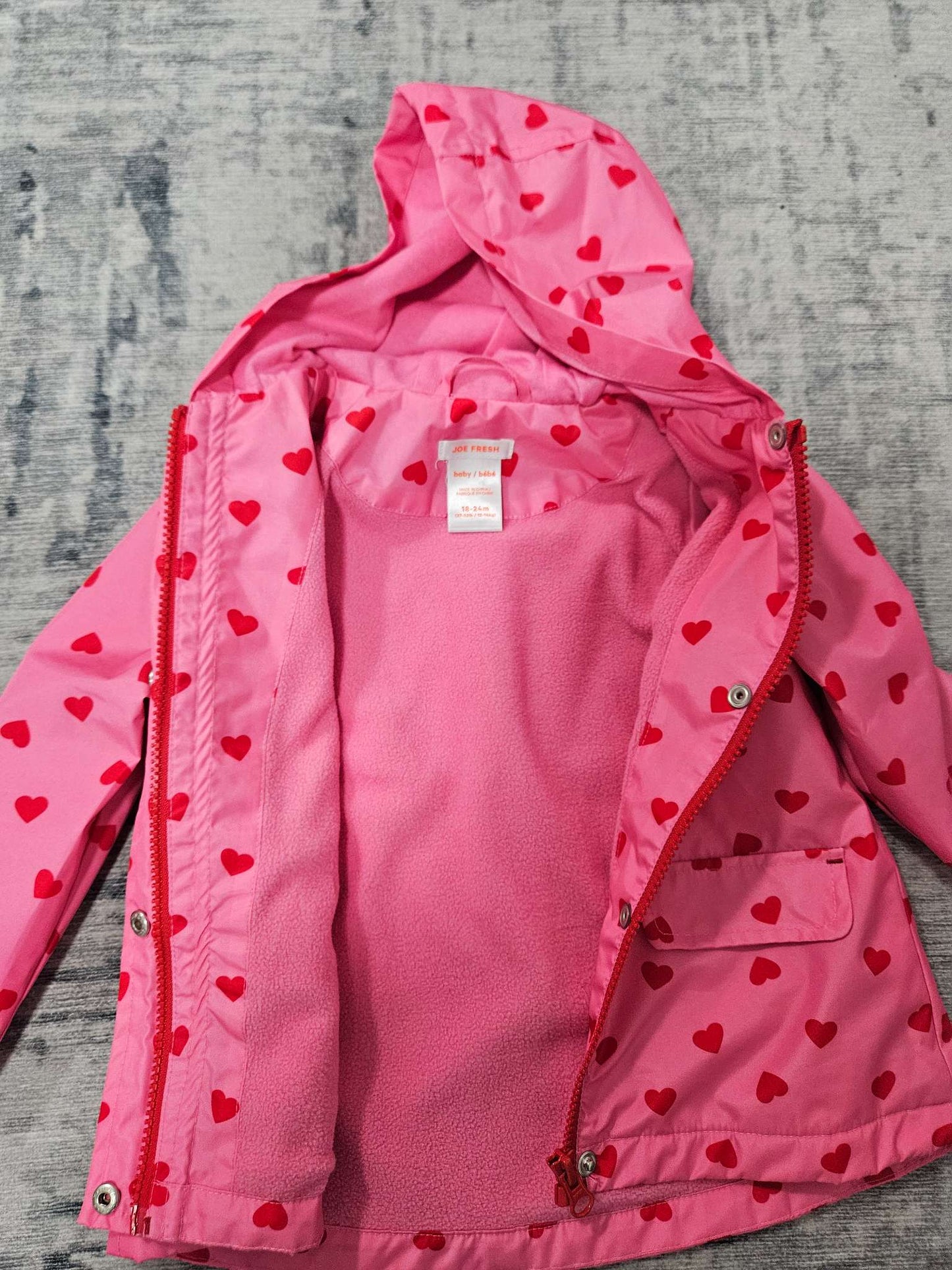 Rain Fleece Jacket, Kids 24 Month (18-24M)