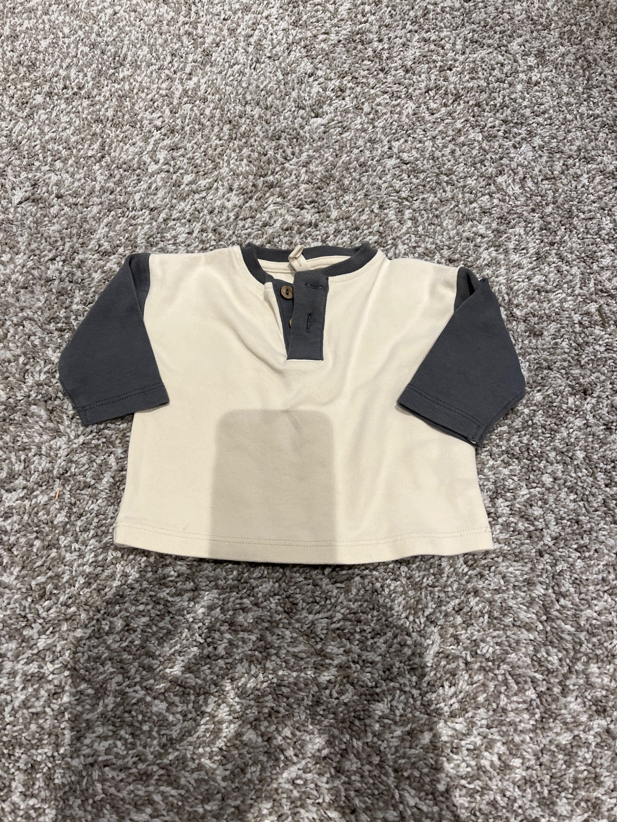 Quincy Mae Baseball Top, Kids 3 Month (0-3M)