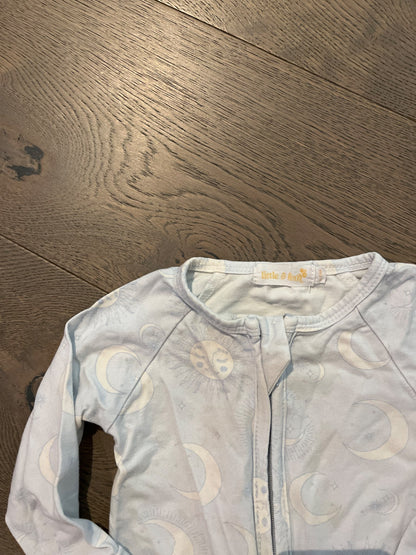 Little and Fern Celestial PJ Romper, Kids 6 Month (3-6M)