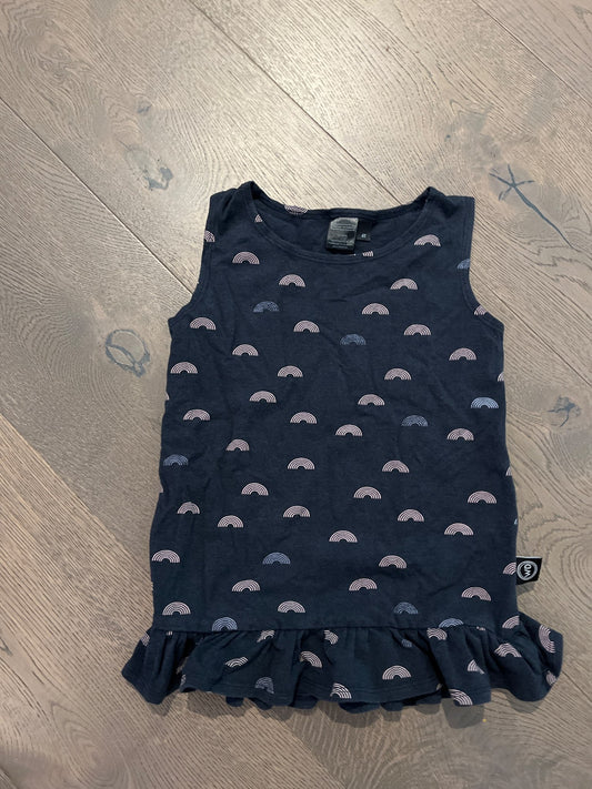 Wooly Doodle Rainbow tank top, Kids 4/4T